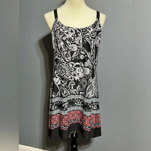 Linea Donatella womens racerback sleeveless dress size Large